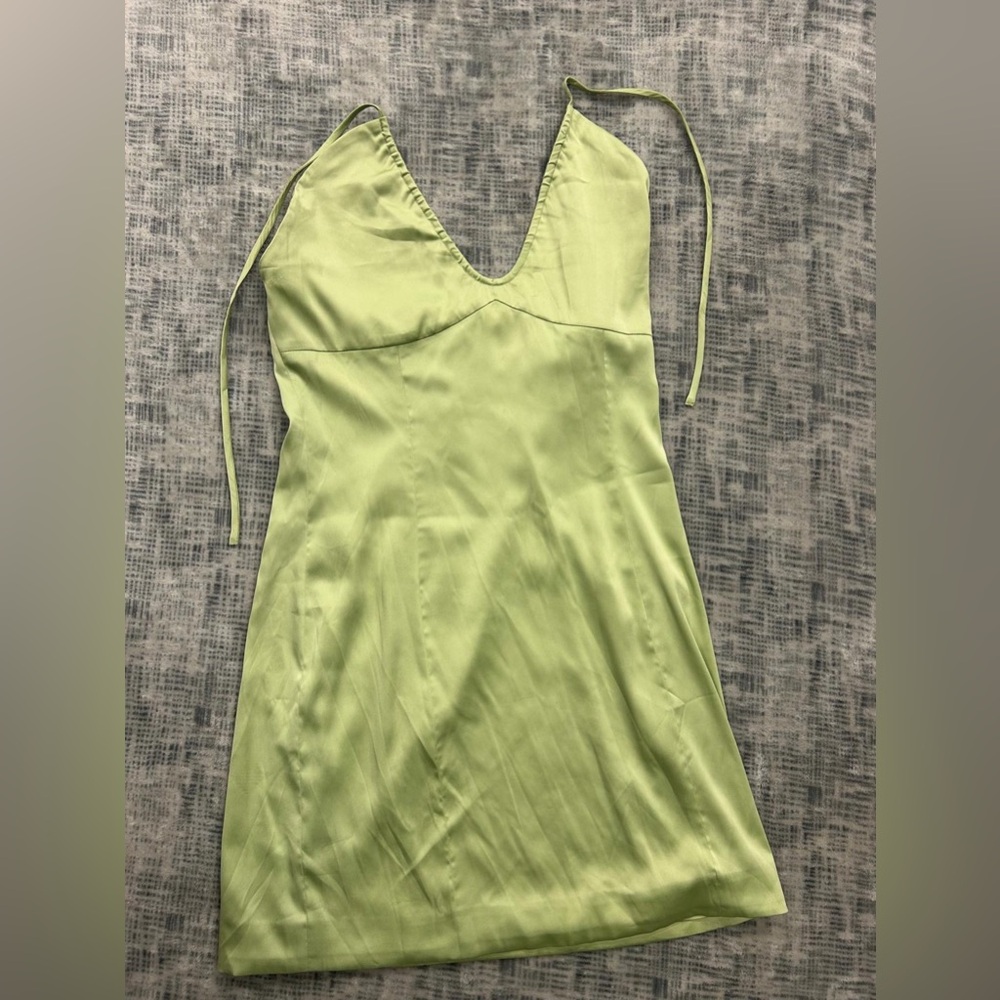 Sun-deh Green Halter Dress